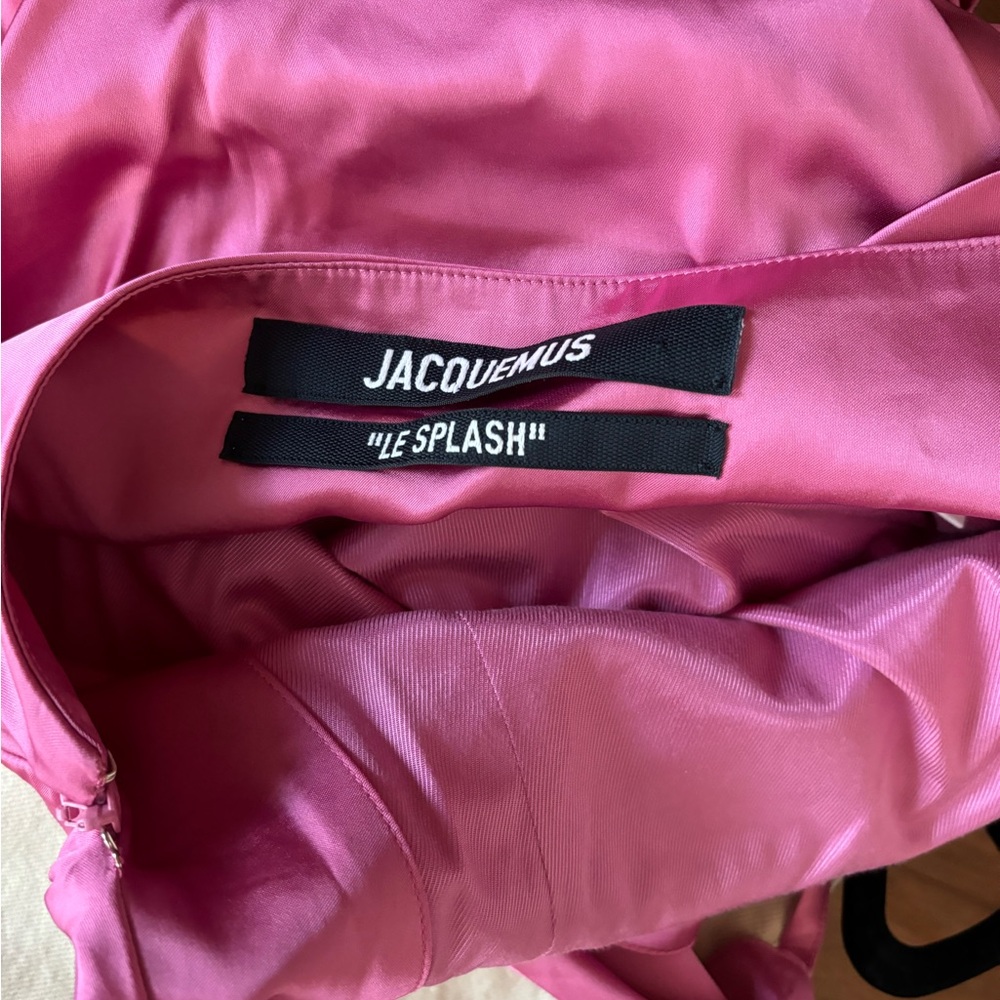 NWT Jacquemus barbiecore le splash mini dress - Picture 7 of 8